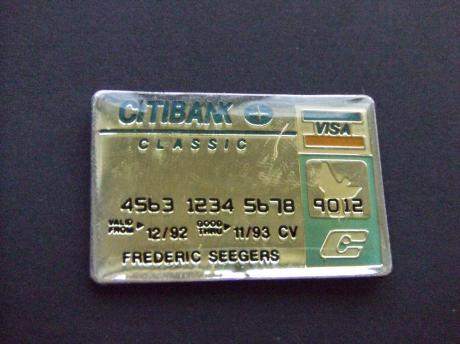 Citybank visa card Frederic Seegers